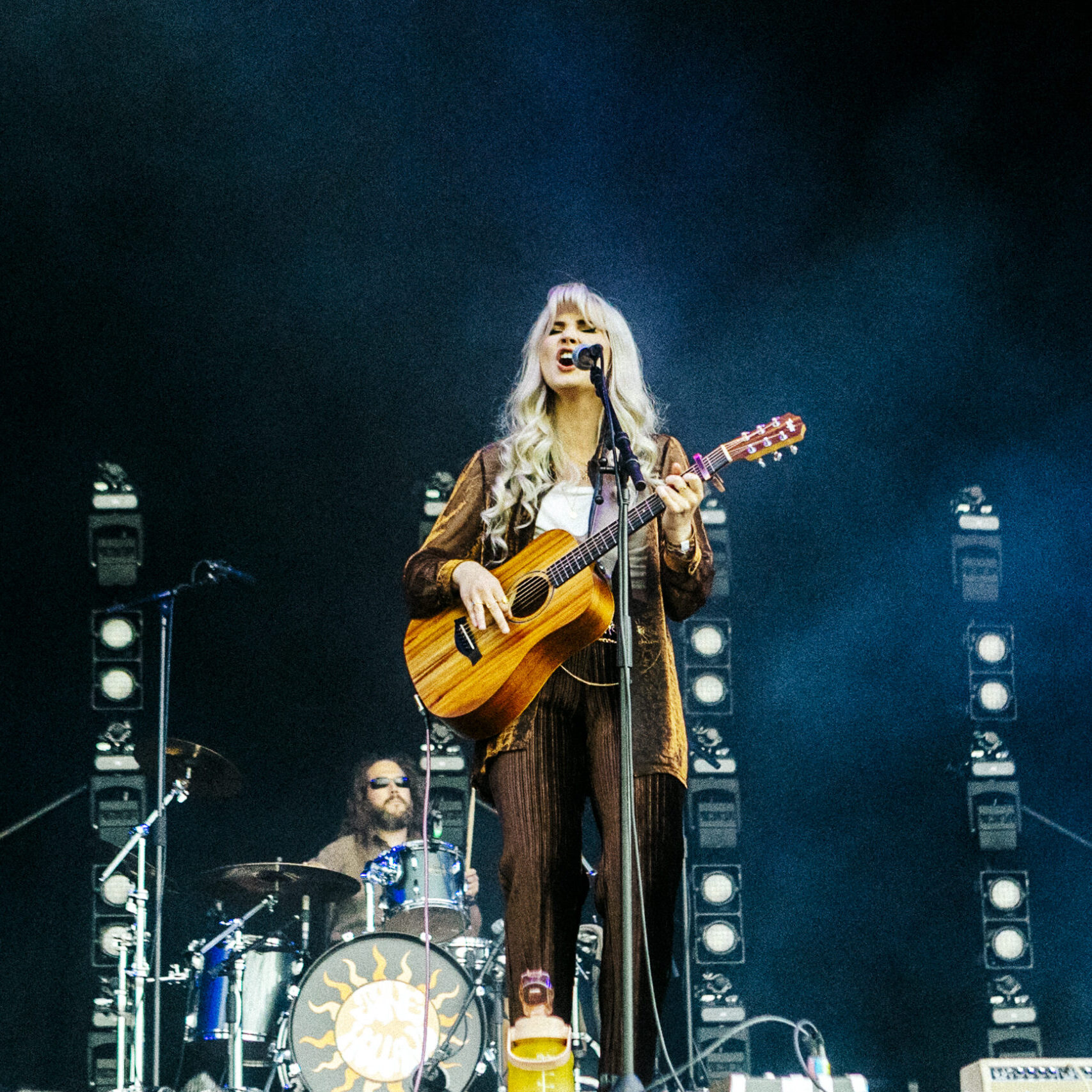 June Holland photo performing on the Truck Festival main stage
